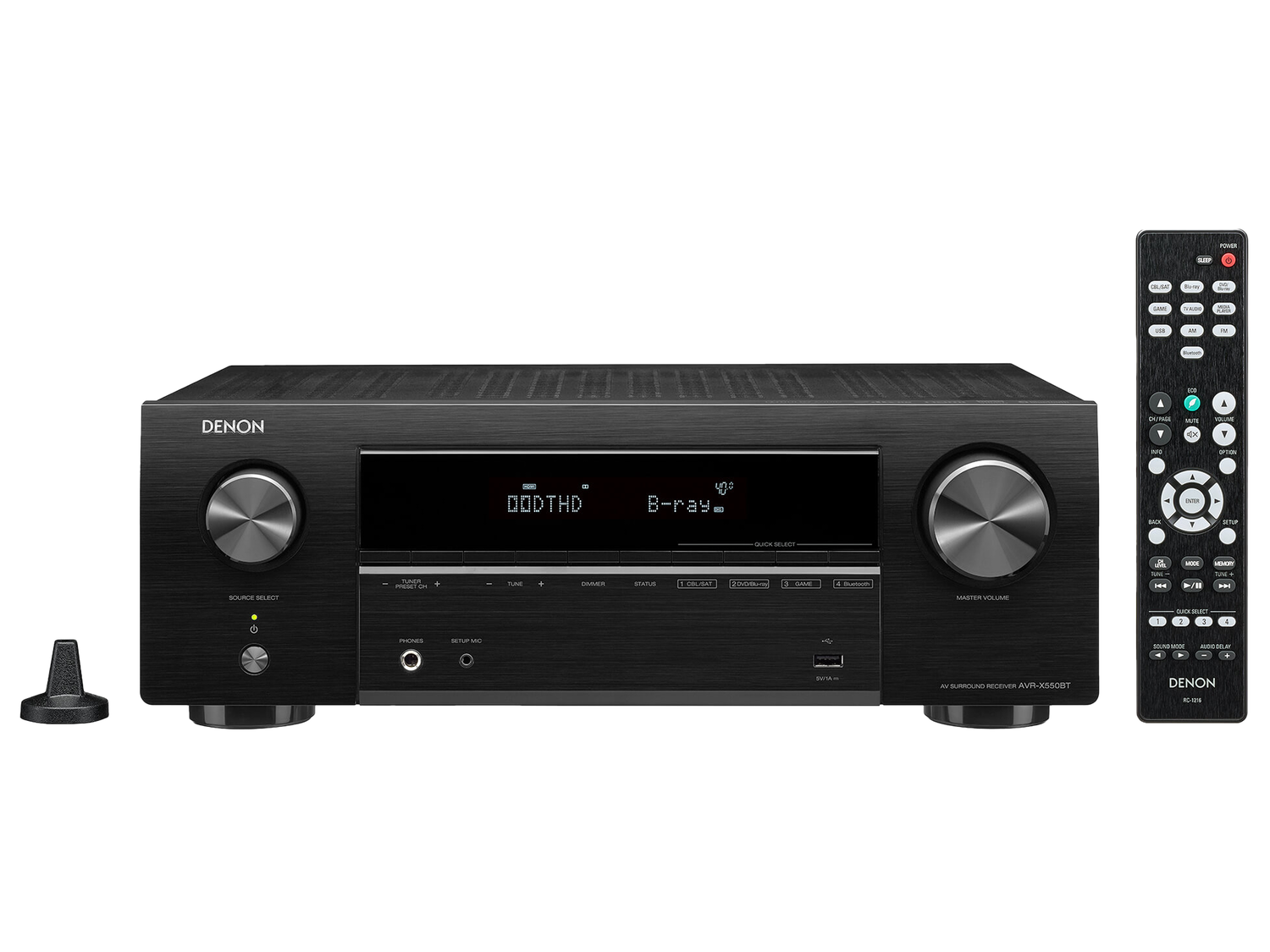 AVR-X550BT, 黑色, dynamic